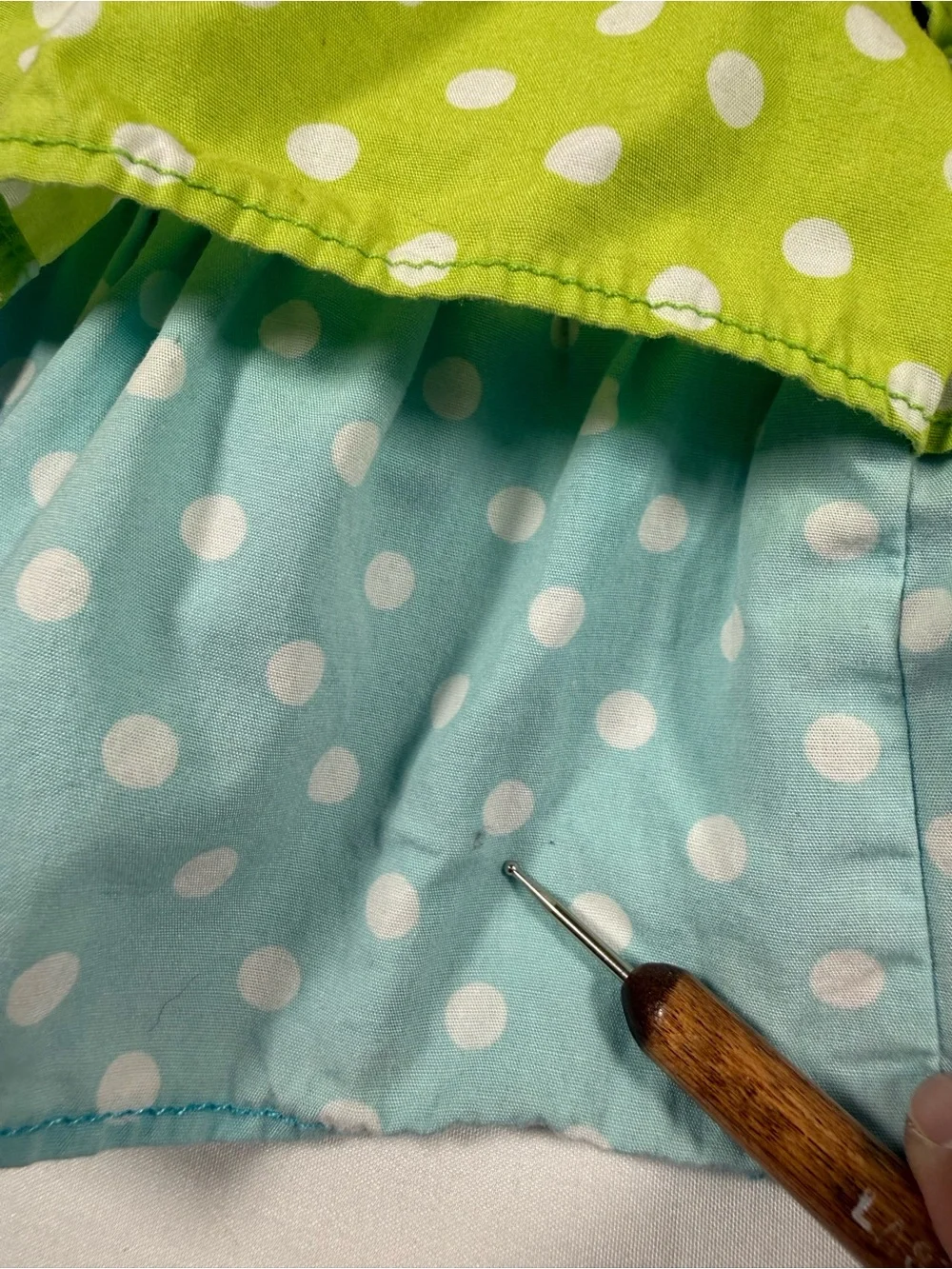 GYMBOREE Girls Ice Cream Sweetie Tiered Polka Dot Dress 4T 2012 Preppy Cottage
